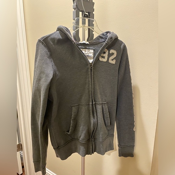 Abercrombie kids gray zipper jacket - Picture 1 of 4
